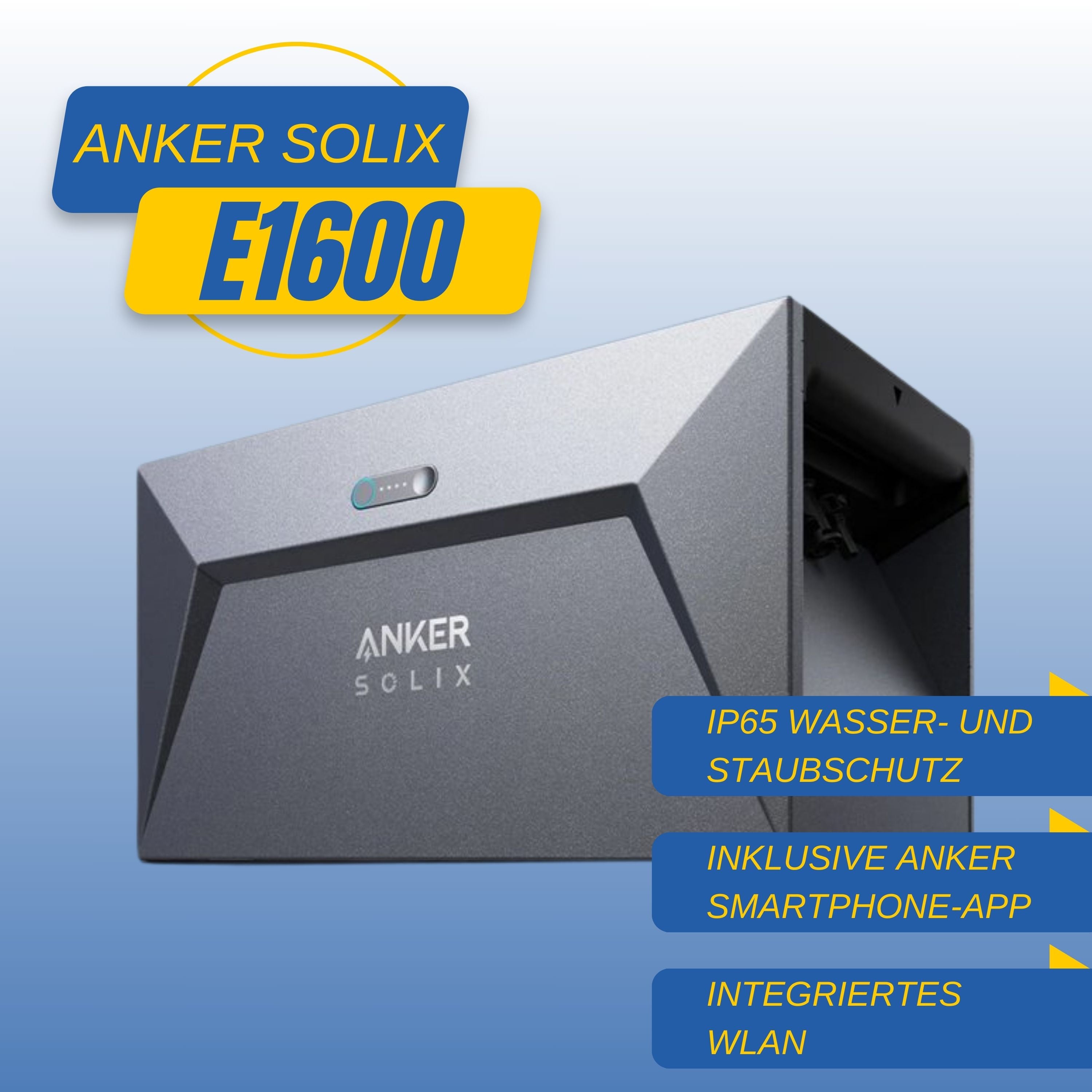 Anker SOLIX Solarbank E1600 Solarstromspeicher 1600Wh