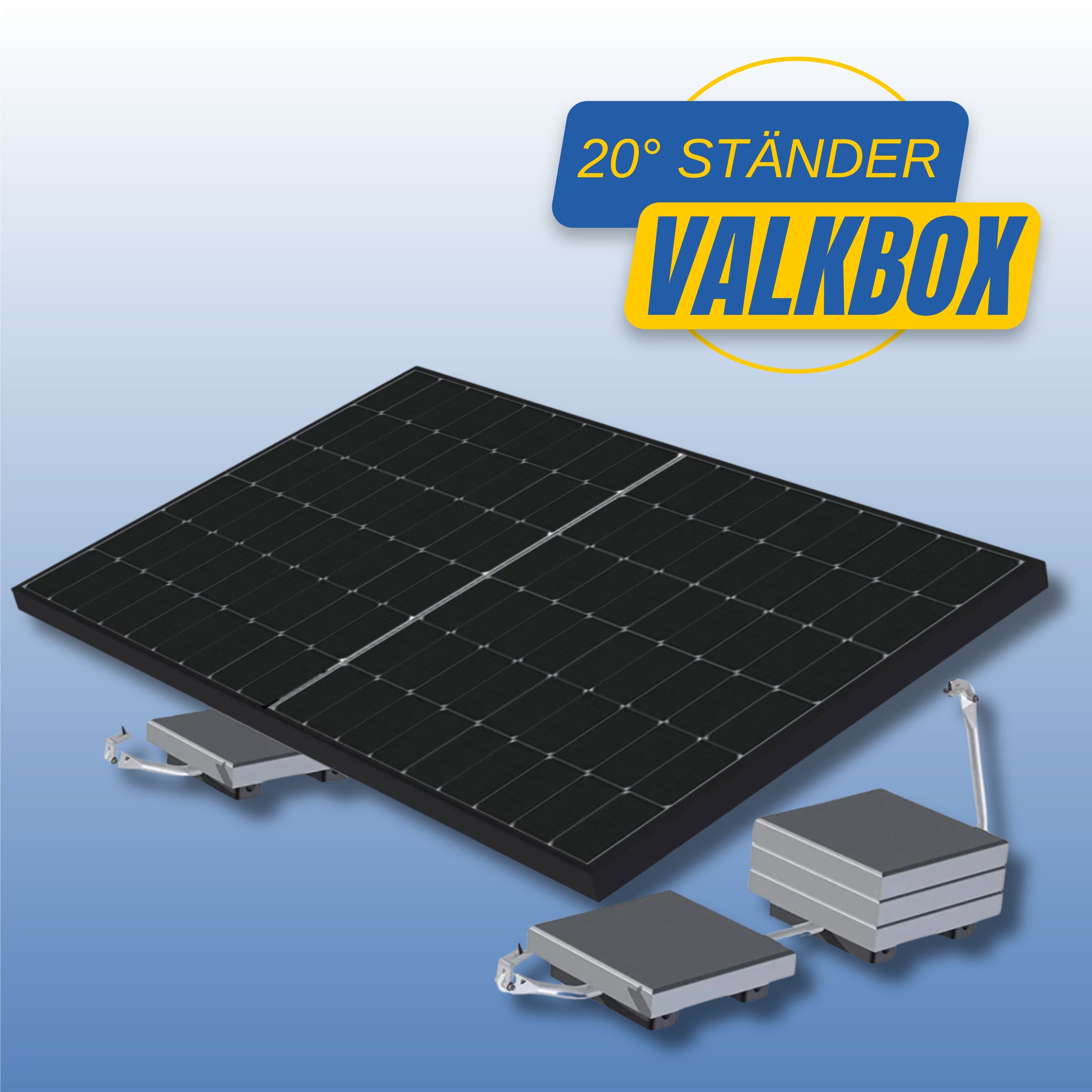 Solarpanel Halterung - Valkbox 3 für 1 Solarpanel
